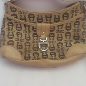Etienne Aigner signature logo purse
